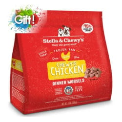 買 Stella & Chewy's 急凍狗糧滿 $299送1包急凍雞肉粒 4 磅