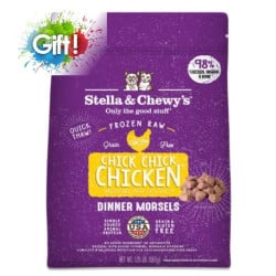 買 Stella & Chewy's 急凍貓糧滿 $199送1包急凍雞肉粒 1.25 磅