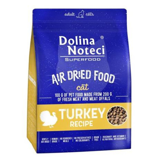 Dolina Noteci Superfood 低溫風乾貓糧 - 火雞肉 1KG [SCT1K]