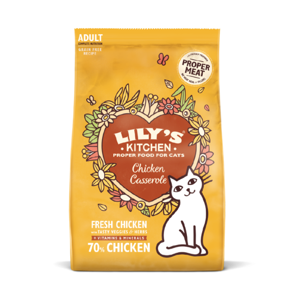 Lily's Kitchen [CDDC2KG] 無穀物滋味雞肉餐 貓乾糧 2KG 新包裝