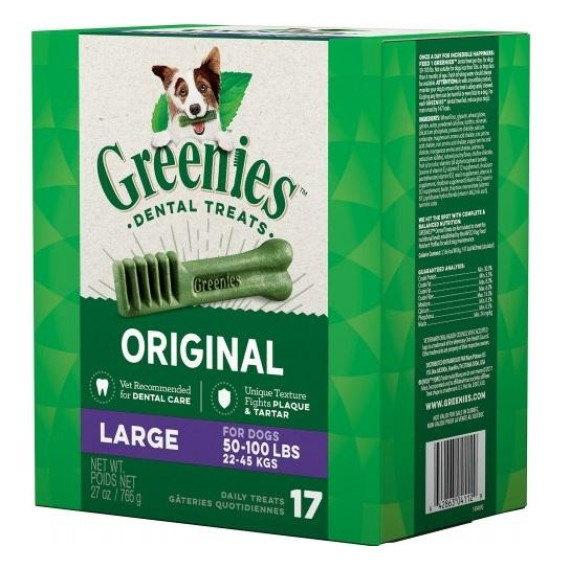 GREENIES Large 原味狗狗潔齒骨 17支 (27oz)