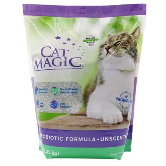 Cat Magic 喵潔客 紫標-低敏抑菌（無香） 礦物貓砂 14lb