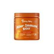 Zesty Paws - Aller-Immune Bites 抗敏免疫咀嚼軟粒 - 90粒 花生醬味 (犬用) | 橙標啡字 [003265] 