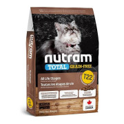 Nutram [NT-T22-2K] - (T22) 無穀物火雞&雞配方 全貓糧 2kg | 中包