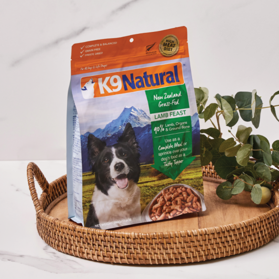 K9 Naturals [K9-L500]- 冷凍脫水狗乾糧- 羊肉盛宴配方 500g