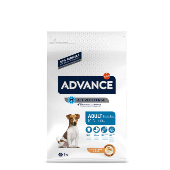 Advance - Active Defense Adult Mini 日常護理系列 小型成犬 狗糧 3 kg [502319]  (新舊包裝隨機發貨)