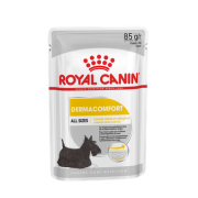 Royal Canin 加護系列 - 成犬皮膚舒緩加護主食濕糧（肉塊）*Dermacomfort Adult Dog (Loaf)* 85g (黃) [3163700]