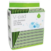 Wellon V-Pad *綠茶* 高分子吸水 寵物 狗尿墊 (33*45cm) (100片)