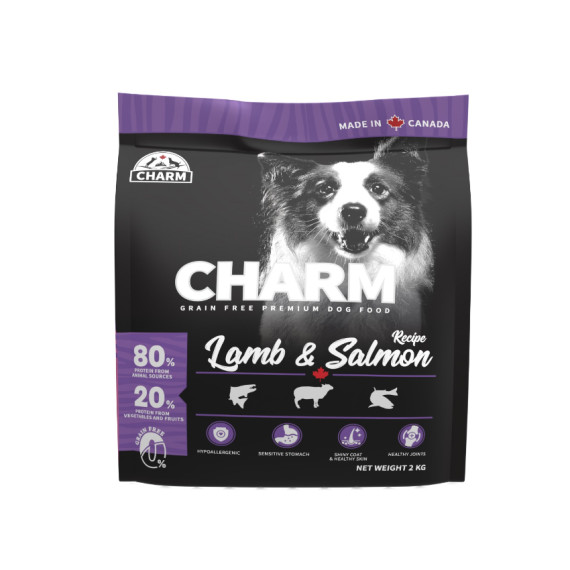 Charm  野性魅力 無穀羊肉鮭魚犬配方 2kg [CDL-2]