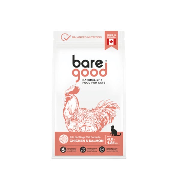 BARE GOOD 真原力 -自然健康貓糧 放牧雞&鮭魚 4lb  [BG-CCA012]