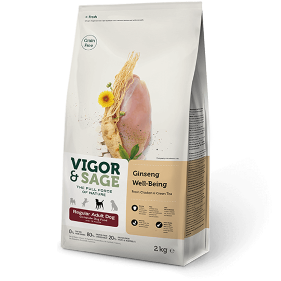 Vigor & Sage Ginseng Well-Being Adult Dog 人蔘成犬 12kg