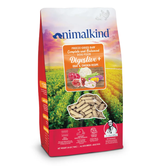 Animalkind 山羊肉和雞肉配方 凍乾生肉狗主糧 100g [010-1934]