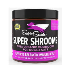 Super Snouts [DG332]  Super Shrooms 美國7種超級藥用有機菇菌 超級養生 貓狗食用 2.64oz (75g)