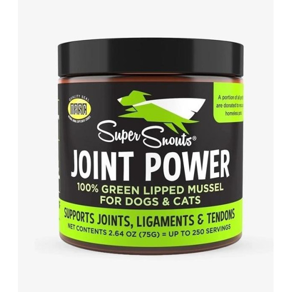 Super Snouts [DG222]  Joint Power  %新西蘭綠唇貽貝 關節 貓狗食用 2.64oz (75g)