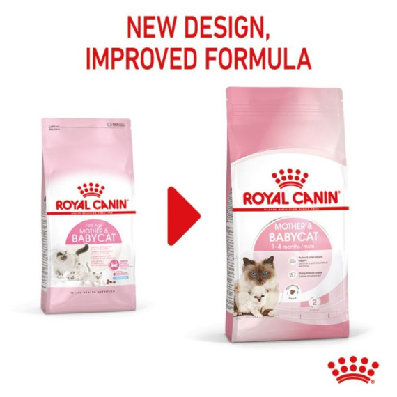 *捐贈只往錦上路蓮花地 Royal Canin 健康營養系列 - 離乳貓及母貓營養配方 *Mother & Babycat* 貓乾糧 04kg 另送 6罐 Astkatta 幼貓罐頭 85G