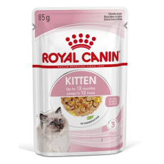 Royal Canin 健康營養系列 - 幼貓營養主食濕糧(啫喱) *Kitten (Jelly)* 85g x 12包/盒 [3075700]