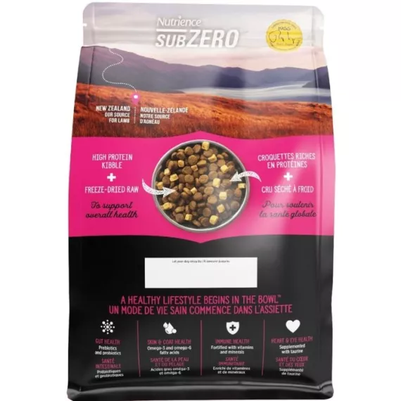 Nutrience SubZero 單一動物蛋白系列 無穀物 羊肉, 南瓜 全犬糧 4lb [D6703] *新產品*