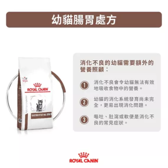 Royal Canin - Gastro Intestinal **Kitten** 獸醫配方 腸胃處方 *幼貓* 貓乾糧 400g [2837540]