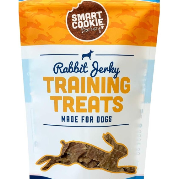 試食價: Smart Cookie Barkery Rabbit Jerky Training Treats 兔肉乾 狗零食 85g