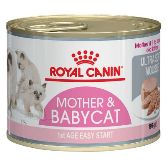 *捐贈只往浪貓薈 Royal Canin -健康營養系列 離乳貓及母貓營養 主食罐頭(Mother & Babycat) 195g x 12罐同款原盤優惠 [3077200] 