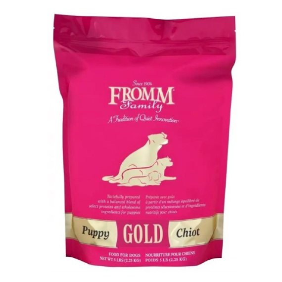 **清貨特價 (最佳食用日期:2024/11/01) ** Fromm Puppy Gold 金裝 雞+鴨+羊+魚蔬菜配方 幼犬糧(紅色) 05lb