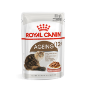 **清貨特價 (最佳食用日期:2025/01/31) **  Royal Canin 健康營養系列 - 老年貓12+營養主食濕糧（肉汁） *Ageing 12+ Cat (Gravy)* 85g [3171400]