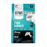 **清貨特價 (最佳食用日期:2025/01/31) ** Kiwi Kitchens - 凍乾全貓糧 – 深海鮮魚  110g (藍色)