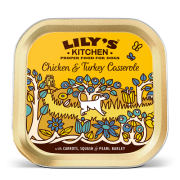 **清貨特價 (最佳食用日期:2025/01/31) ** Lily's Kitchen - 雞肉火雞鍋 (Chicken & Turkey Casserole) 狗罐頭150g