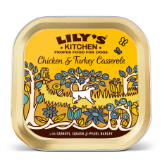 **清貨特價 (最佳食用日期:2025/01/31) ** Lily's Kitchen - 雞肉火雞鍋 (Chicken & Turkey Casserole) 狗罐頭150g