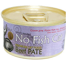 No Fish Cat 單一蛋白系列 Beef Pate 牛肉(肉醬) 主食罐 85g [NFC85BE]