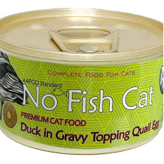 No Fish Cat 低敏單一蛋白系列 Duck in Gravy T/QE 滋陰鵪鶉蛋鴨絲 主食罐 85g [NFC85DQ]