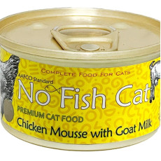 No Fish Cat 低敏單一蛋白系列 Chicken Mousse 補充營養 羊奶雞肉慕絲 主食罐 85g [NFC85CM]