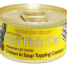 No Fish Cat 低敏單一蛋白系列 Chicken in Soup 尿道保健 蔓越莓雞湯 主食罐 85g [NFC85CR]