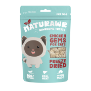 **清貨特價 (最佳食用日期:2025/01/09) ** Naturawr Rawrsome Treats 凍乾雞肉貓小食 50克