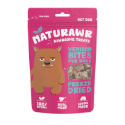 **清貨特價 (最佳食用日期:2025/01/09) **  Naturawr Rawrsome Treats 凍乾鹿肉狗小食 50克