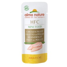 *試用價 Almo Nature HFC Natural - chicken filiet Mini Food 雞柳片 貓濕糧  [9016]