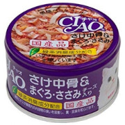 **清貨特價 (最佳食用日期:2025/01/13) **  CIAO C-55 雞+鮭+起司 貓罐頭 85g.