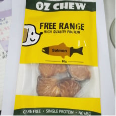 OZ Chew純天然風乾三文魚狗小食