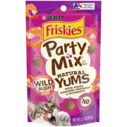 **清貨特價 (最佳食用日期:2024/12/31) ** Friskies 喜躍 Party Mix 天然貓小食野生蝦肉 Natural Yums Wild Shrimp 2.1oz [12494712]