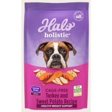 Halo - Holistic 健康無穀物 火雞肉甜薯低脂配方 成犬糧  3.5lb [59503]