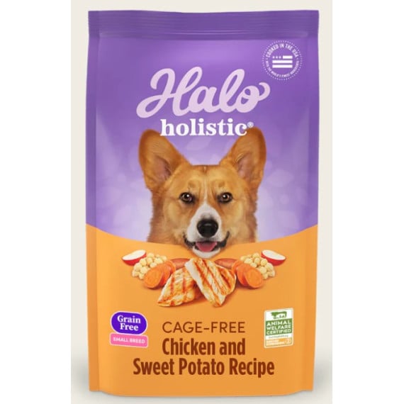 Halo - Holistic 無穀物 雞肉甜薯配方 小型成犬糧 3.5lb [57603]