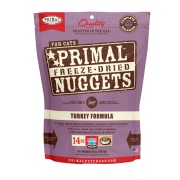 **清貨特價 (最佳食用日期:2025/02/28) ** Primal FELINE FREEZE-DRIED NUGGETS (原始) 貓用冷凍脫水糧- 火雞配方 14oz/397g (FTF14FD) 