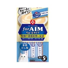 **清貨特價 (最佳食用日期:2025/02/28) ** CIAO啾嚕 for AIM 腎臟健康維持 S18胺基酸 鰹高湯味配方 8g*5入(CA-08)