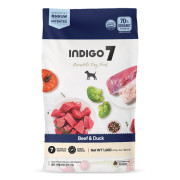 Indigo 7 全齡犬專用 牛肉+鴨肉挑嘴配方 狗乾糧 1.6kg (200g x 8包) [ID7B-S] | 深藍標