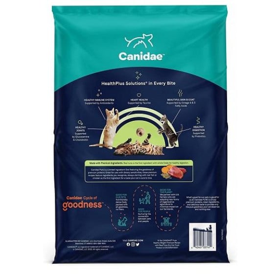 Canidae PURE Ocean 無穀物吞拿魚配方貓糧 10lbs [3741]