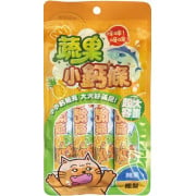 **清貨特價 (最佳食用日期:2024/11/28) ** 肉球世界 - 蔬果小鈣條 [F03]  鮪魚 X 鳳梨 (肉泥17G*4條)  [貓狗食用]