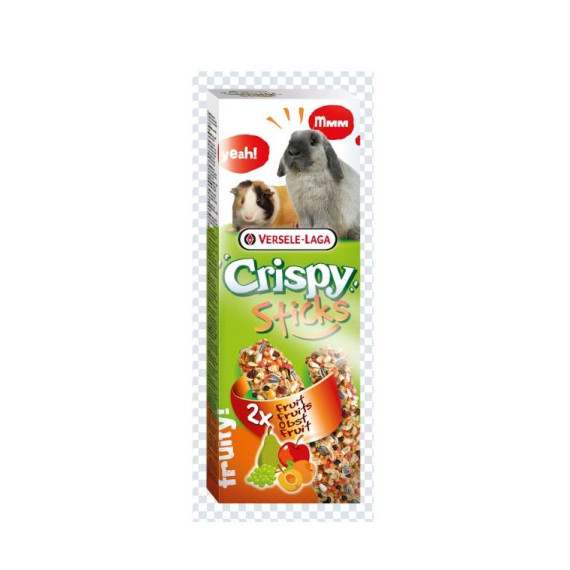 Versele-Laga Crispy 兔仔天竺鼠蔬果脆脆點心棒 2條裝 110g 462059