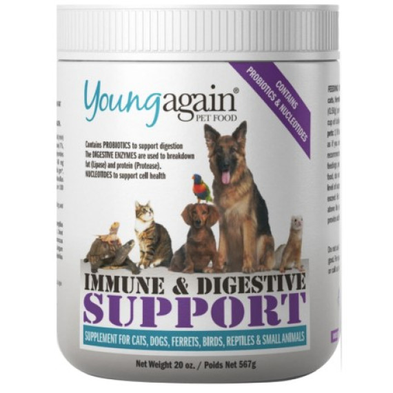 **清貨特價 (最佳食用日期:2025/03/23) ** Young Again IMMUNE & DIGESTIVE SUPPORT SUP 免疫和消化營養補 20oz [92230]