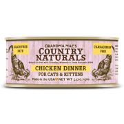 **清貨特價 (最佳食用日期:2025/03/31) **Country Naturals 無穀雞肉醬煮配方 貓罐頭 5.5oz (黃)  [CNC0029]