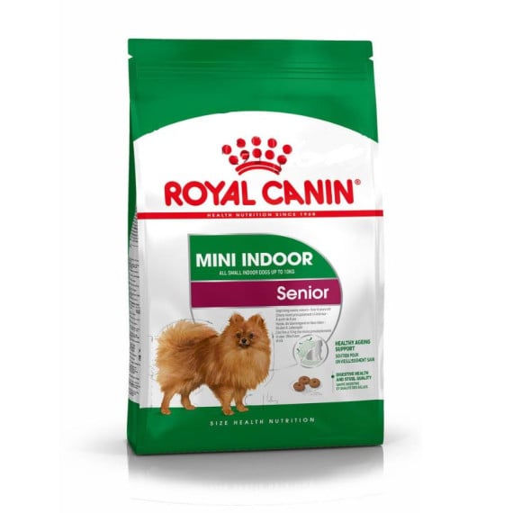 **清貨特價 (最佳食用日期:2025/03/11) **Royal Canin 健康營養系列 - 室內小型老犬營養配方 *Mini Indoor Senior* 狗乾糧 1.5kg [2435015010]